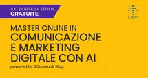 Master online in Comunicazione e Marketing Digitale con AI  