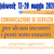 JOBWEEK iscrizioni - COMUNICAZIONE DI SERVIZIO